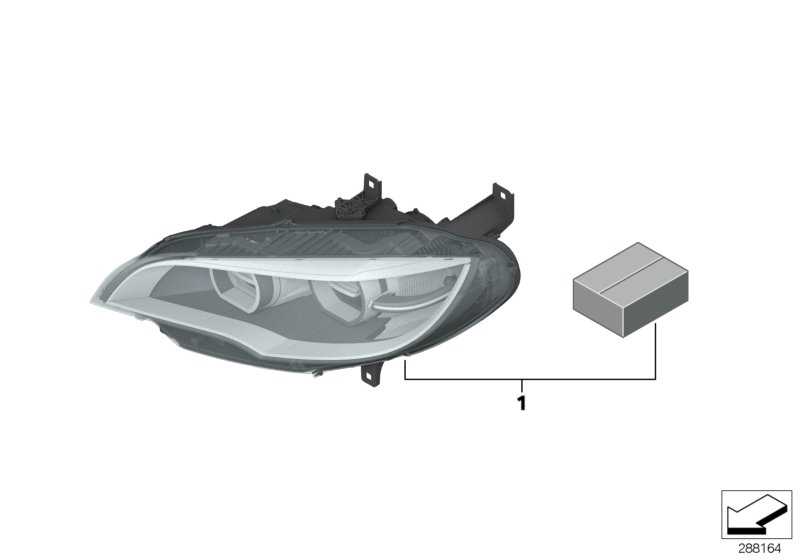 Retrofit kit, LED headlight