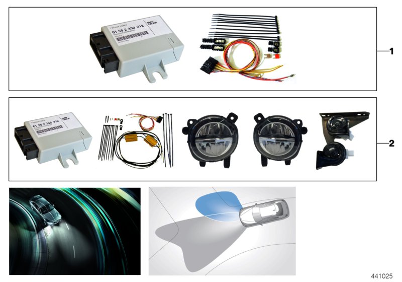 Retrofit, cornering light
