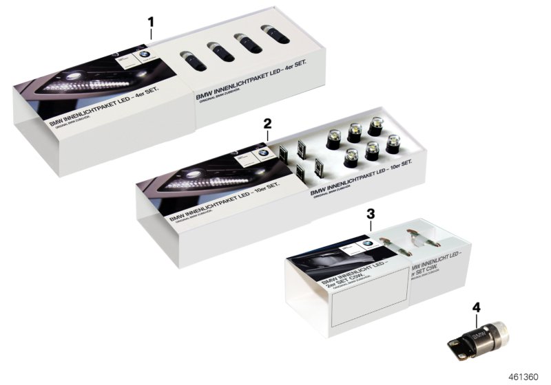LED interior light package