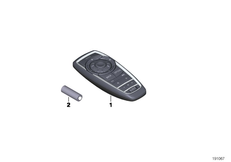 Retrofit, rear-cabin remote control