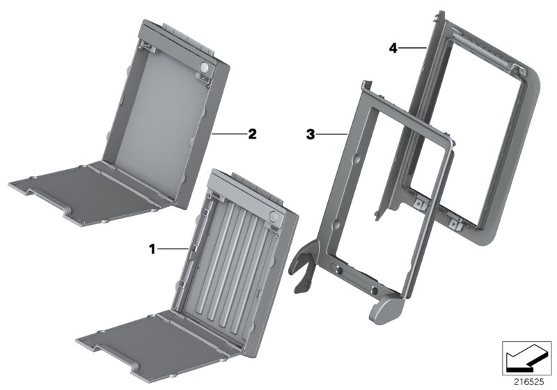 Rear seat ski bag