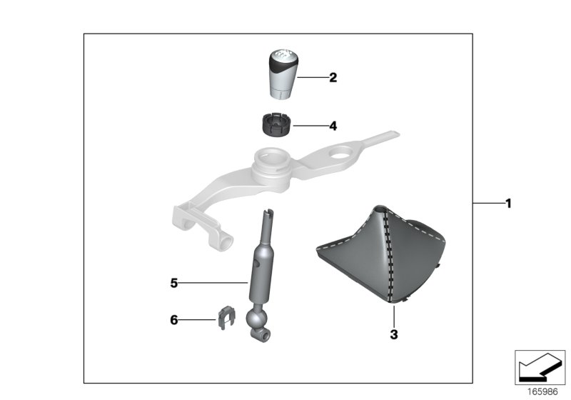 BMW Performance gearshift, man. gearbox