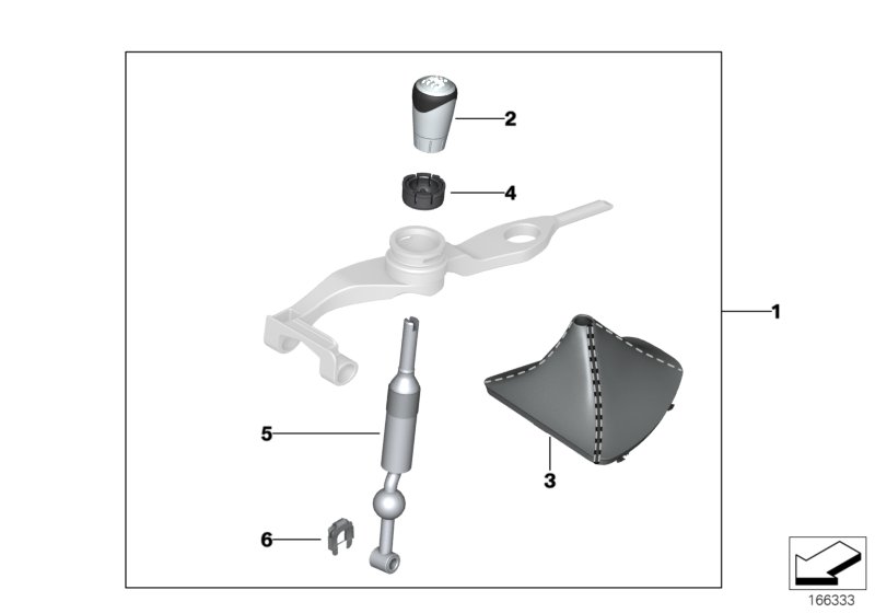 BMW Performance gearshift, man. gearbox