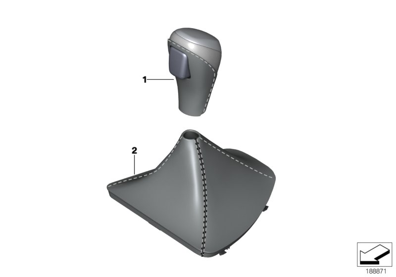 BMW Performance selector-lever grip