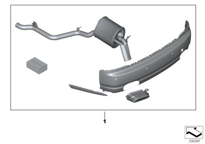 Retrofit, visible exhaust