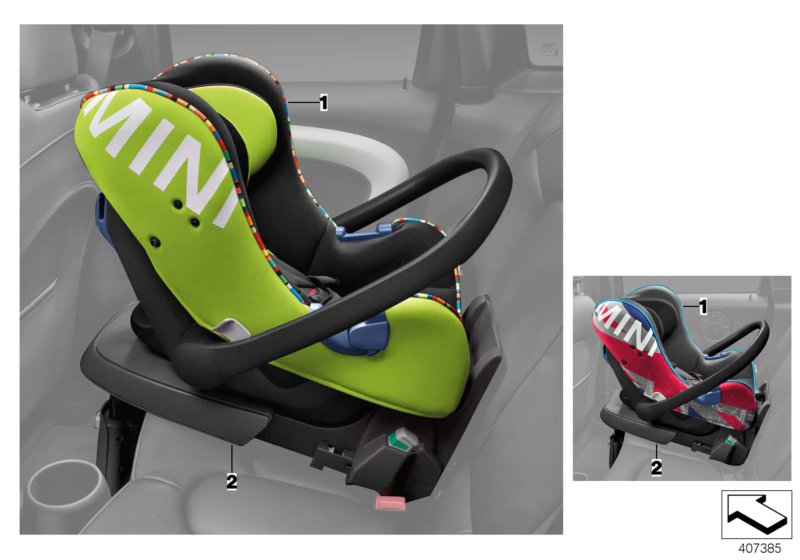 MINI baby seat 0+