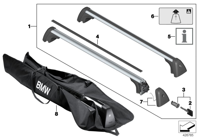 Railing carrier