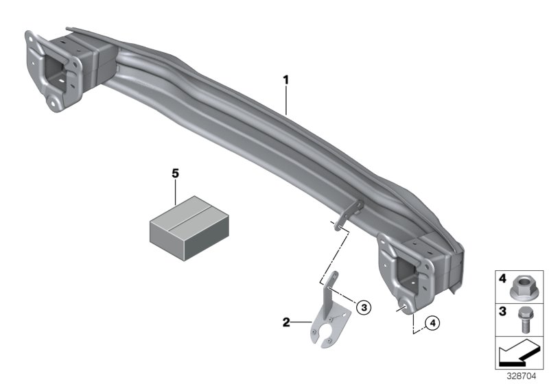 Retrofit, preparation, rear rack