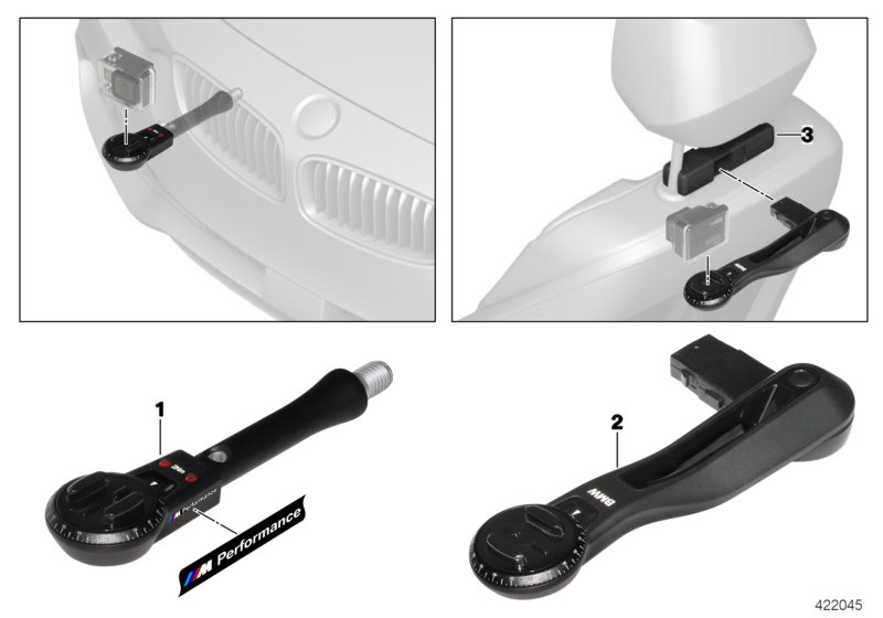 BMW Action-Cam bracket
