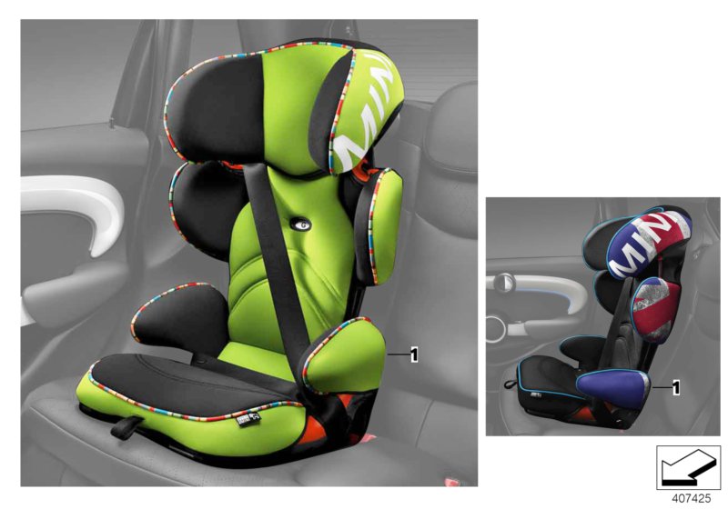 MINI junior seat 2/3