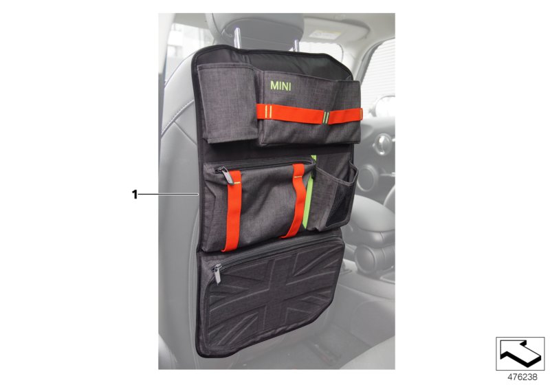 Backrest pouch MINI