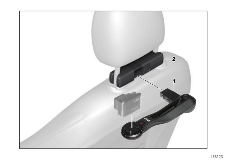 MINI action cam bracket inner