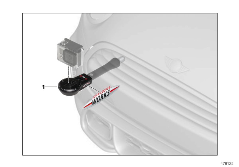 MINI Action-Cam bracket