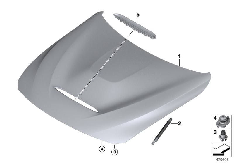 Retrofitting carbon bonnet