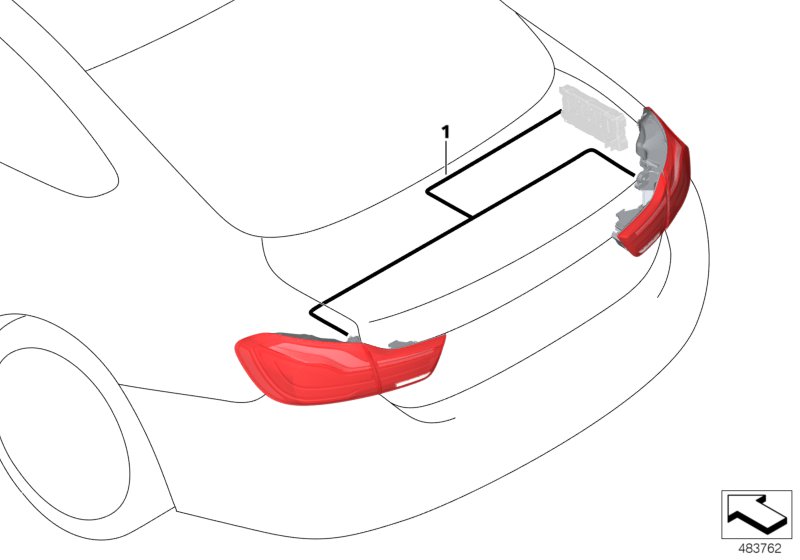 Conversion, rear lights, Facelift