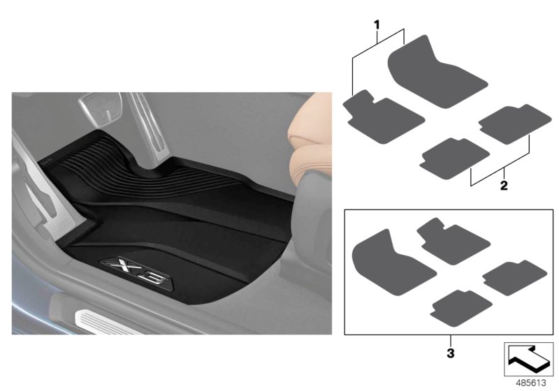 Floor mats, all-weather