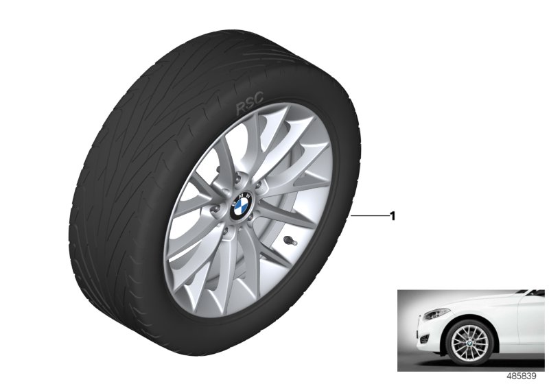 BMW LA wheel Y-spoke 380 - 17"