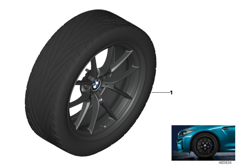 BMW LA wheel M Perf. Y-sp.763M -19/20"