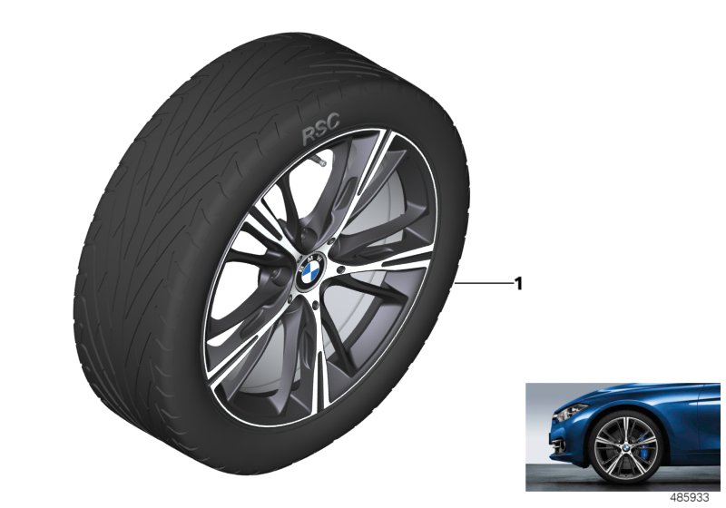 BMW LA wheel star spoke 660 - 20''