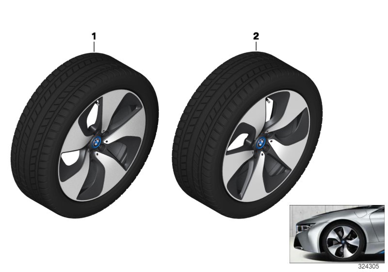 Winter whl.w.tyre turbine st. 444 - 20"