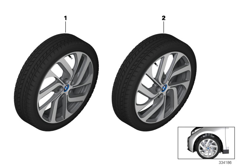Winter whl.w.tyre turbine st. 428 - 19"