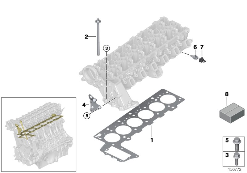 Cylinder head attached parts