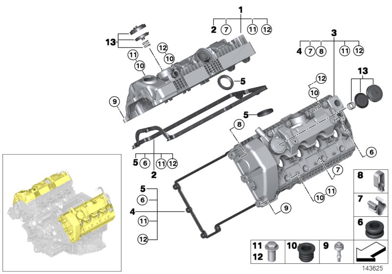Cylinder head cover