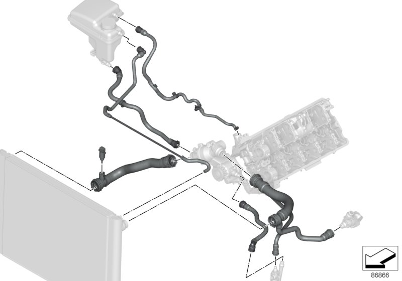 Cooling System Water Hoses