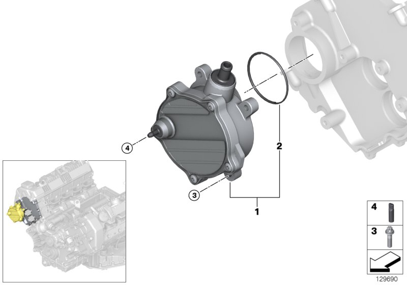 Vacuum pump with tubes