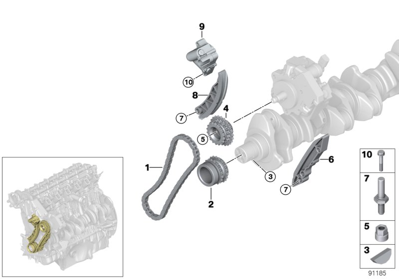 Timing - Timing Chain Lower P
