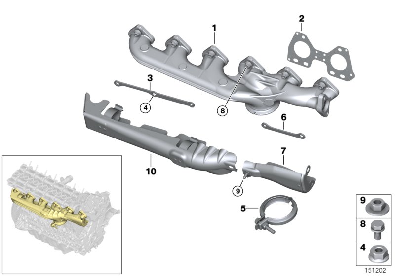 Exhaust manifold-AGR
