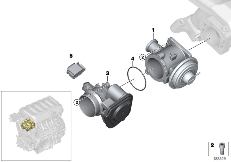 AGR - Vacuum-controlled