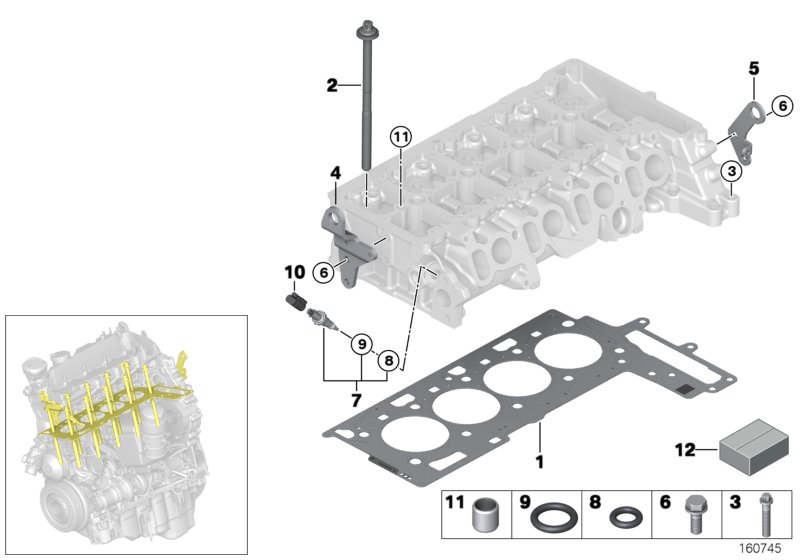 Cylinder head attached parts