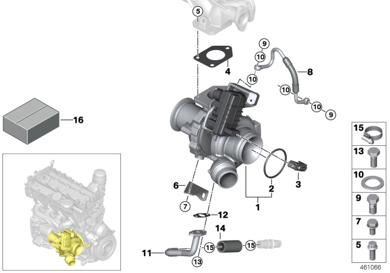Exhaust turbocharger with lubrication