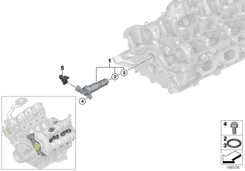 Cylinder head, electr. add-on parts
