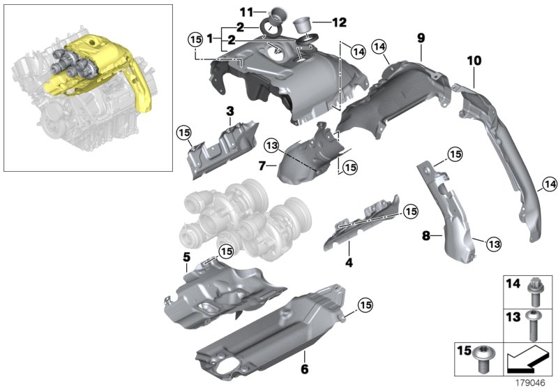 Exhaust turbocharger heat protection