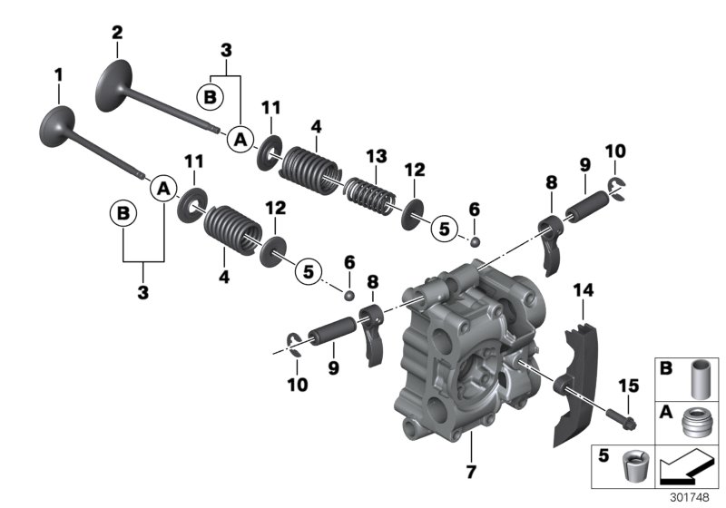 Timing gear - Intake valve/exhaust valve