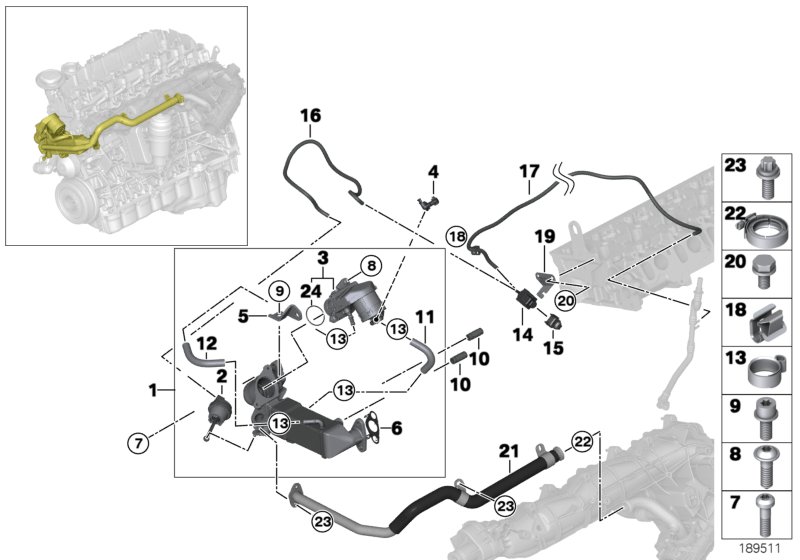 Emission reduction cooling