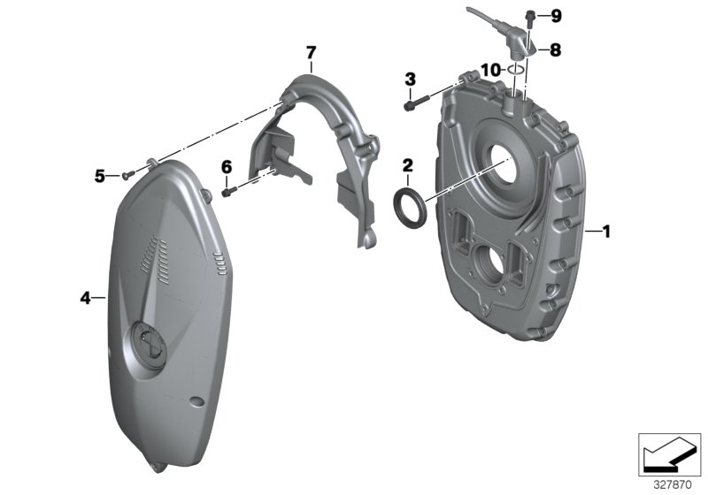 Timing chain cover