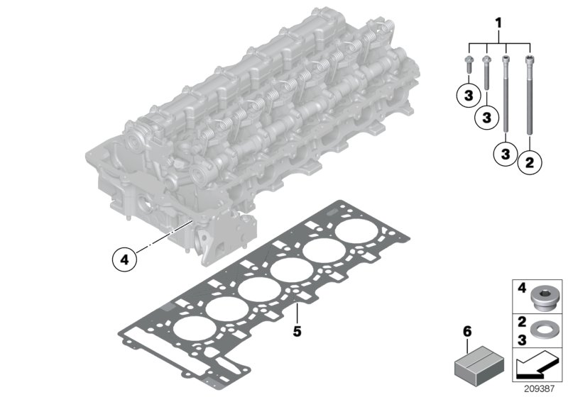 Cylinder head attached parts