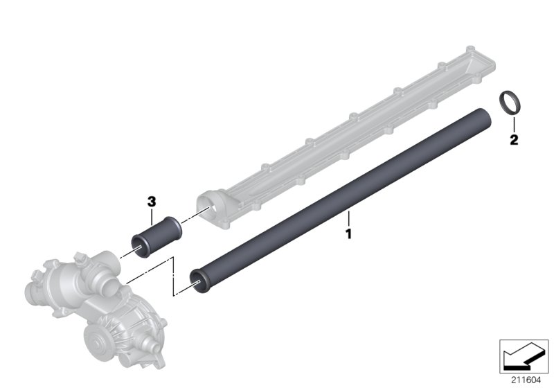 Cooling system pipe