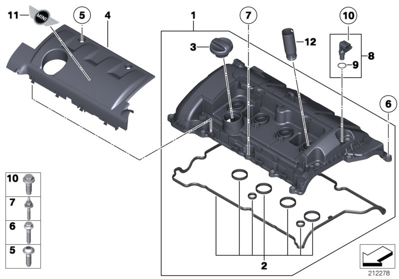 Cylinder head cover