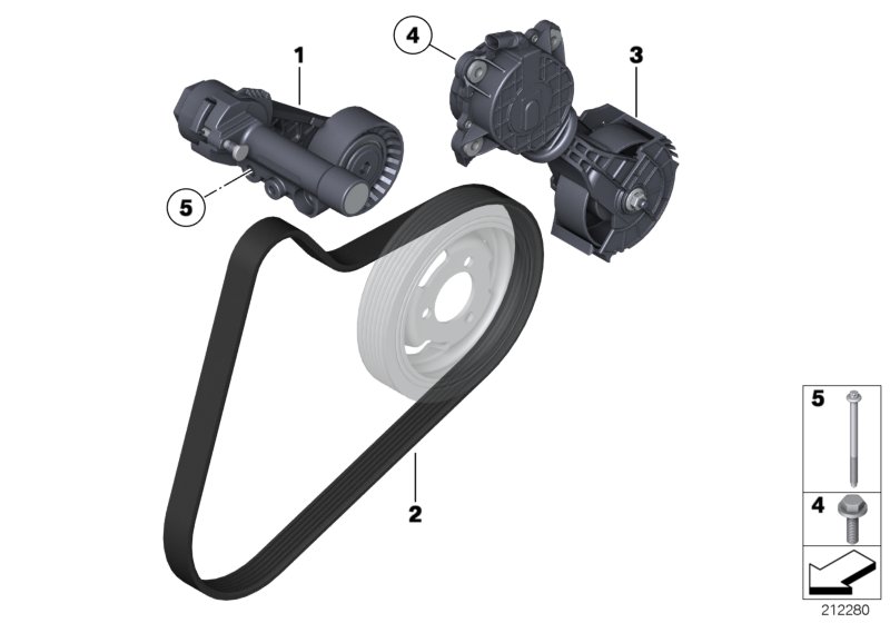 Belt Drive Water Pump/Alternator