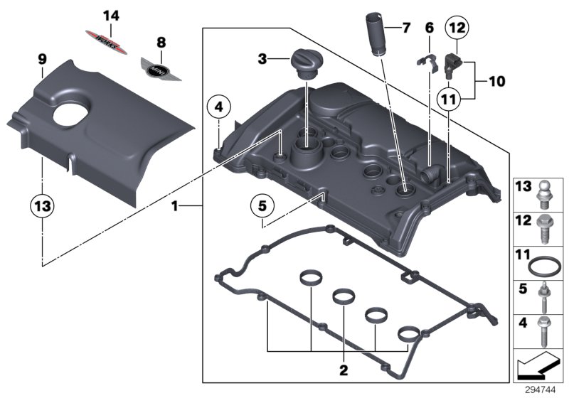 Cylinder head cover