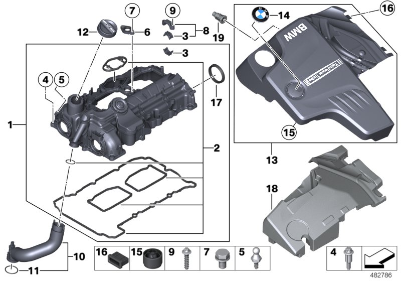 Cylinder head cover