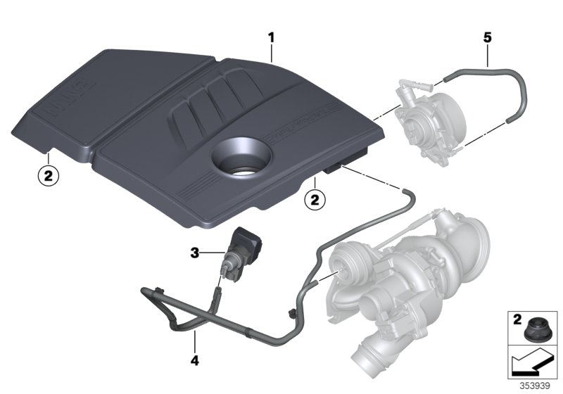 Vacuum control-exhaust turbocharger