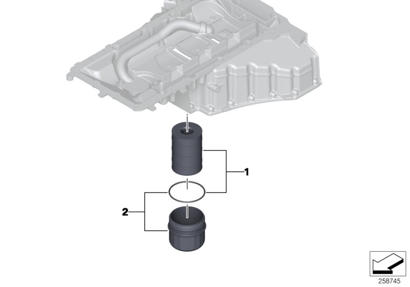 Lubrication system-Oil filter