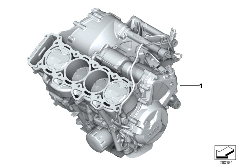 Short engine / Cylinder with pistons