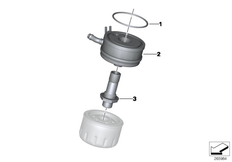 Oil-to-water heat exchanger