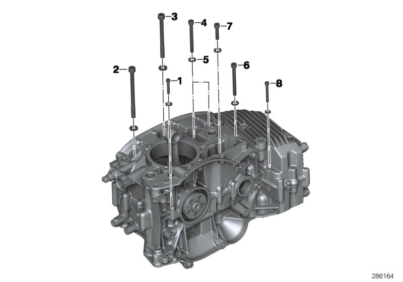 mounting point crankcase right